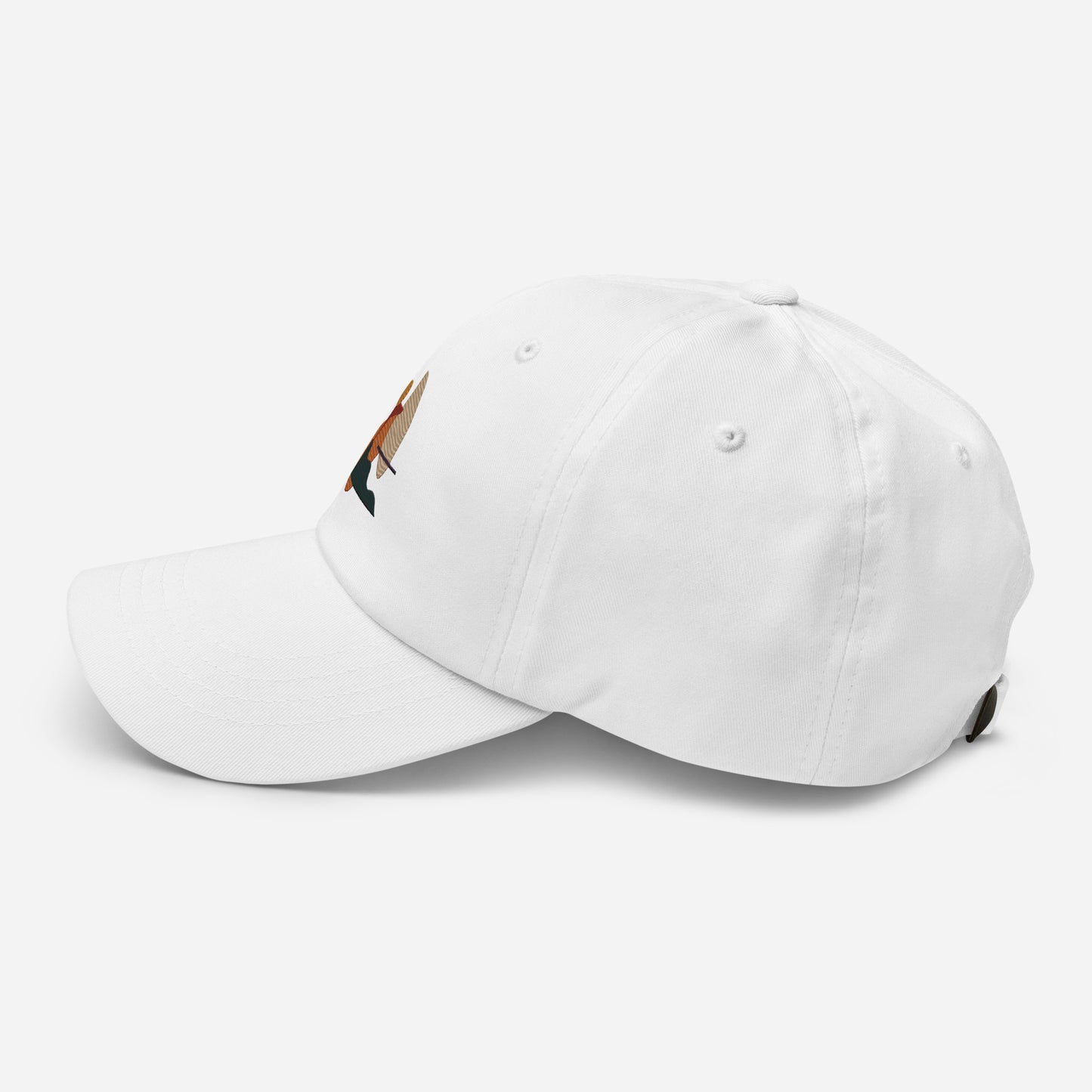 Embroidered Abstract Art Cap