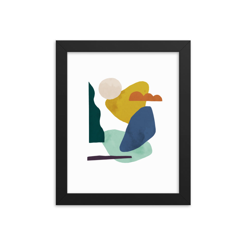 Framed "Lagoon" Art Print