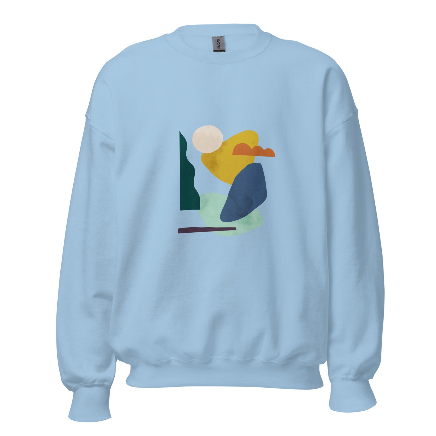 Unisex Abstract "Lagoon" Sweatshirt