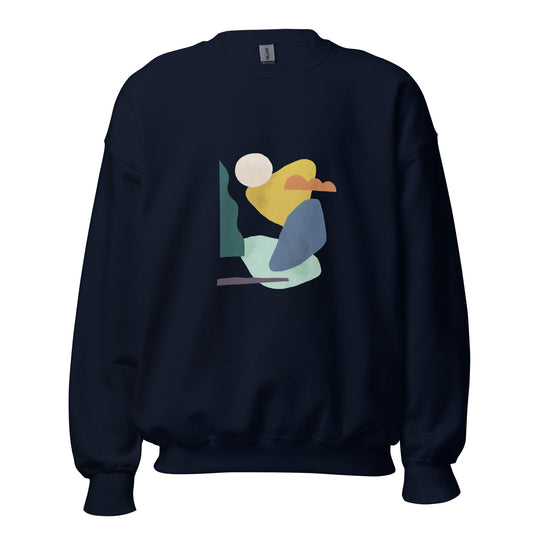 Unisex Abstract "Lagoon" Sweatshirt