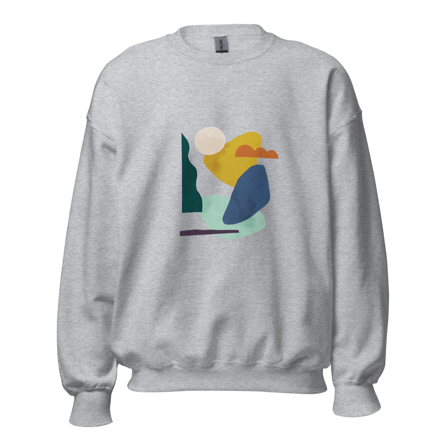 Unisex Abstract "Lagoon" Sweatshirt