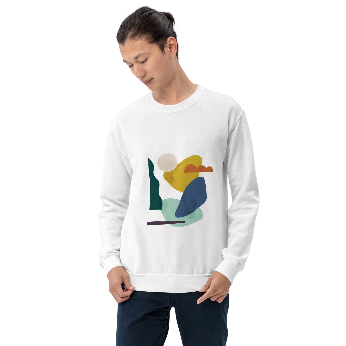 Unisex Abstract "Lagoon" Sweatshirt