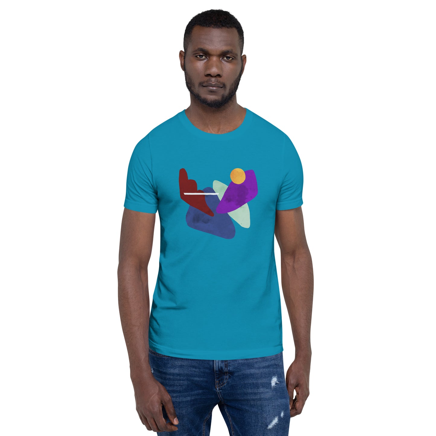 Unisex Abstract Art "Sky" T-shirt