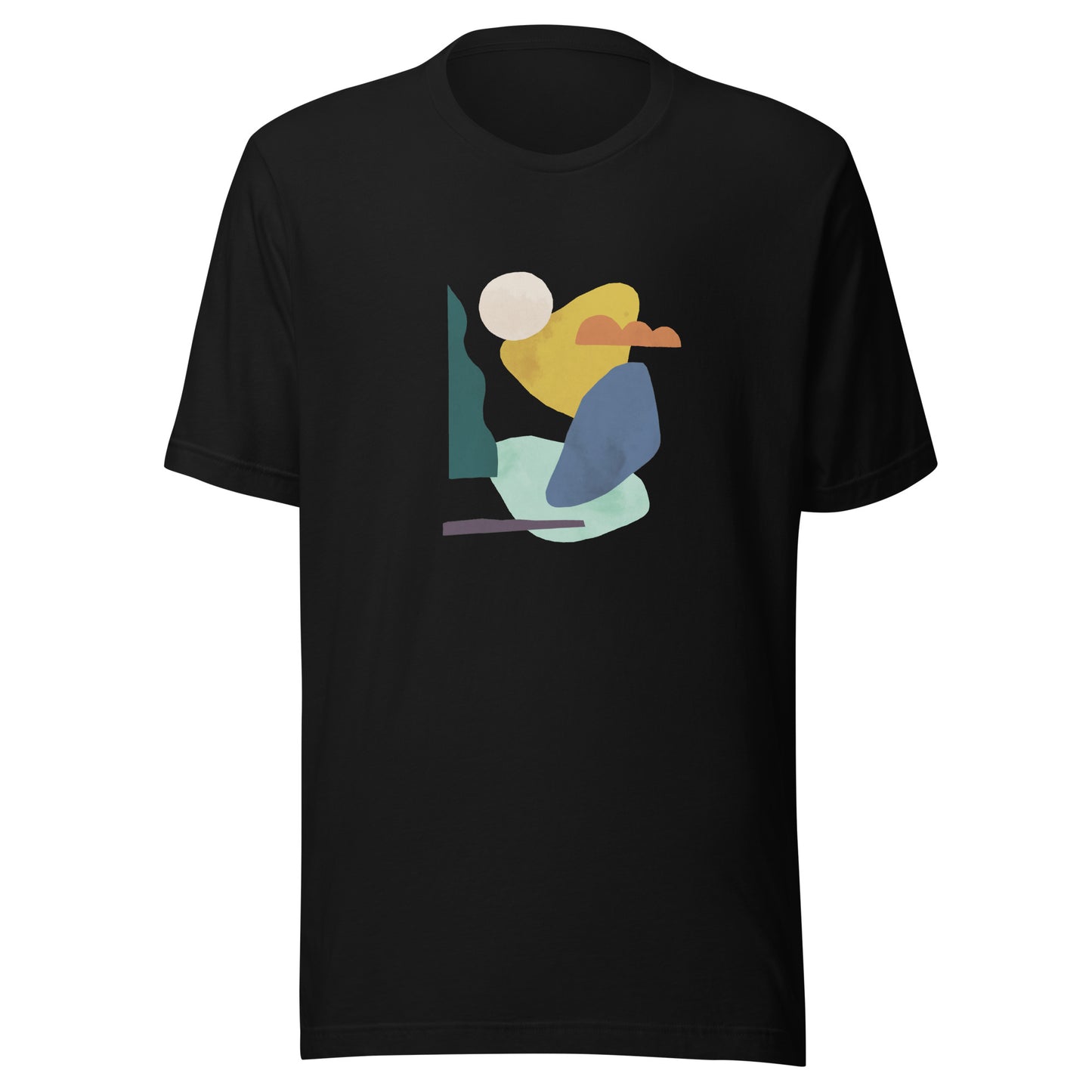 Unisex Abstract Art "Lagoon" T-shirt