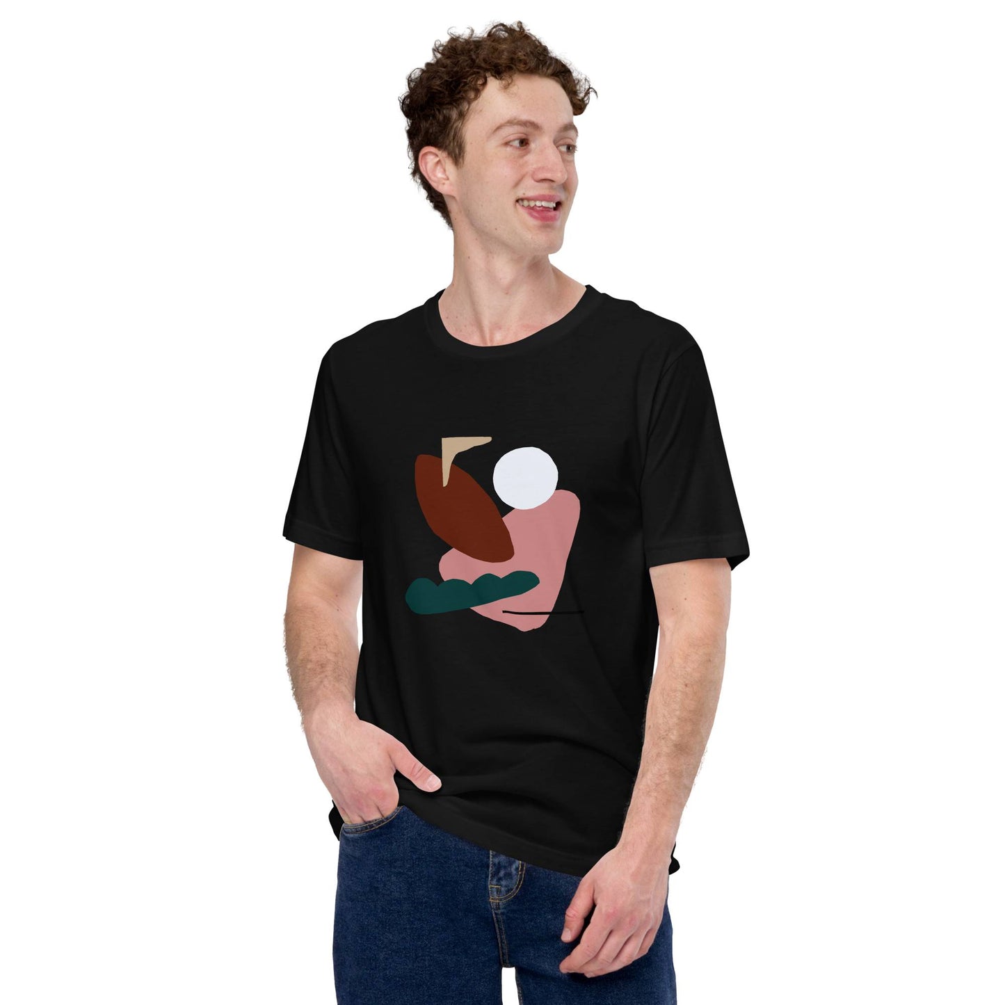 Unisex Abstract Art "Rock" T-shirt