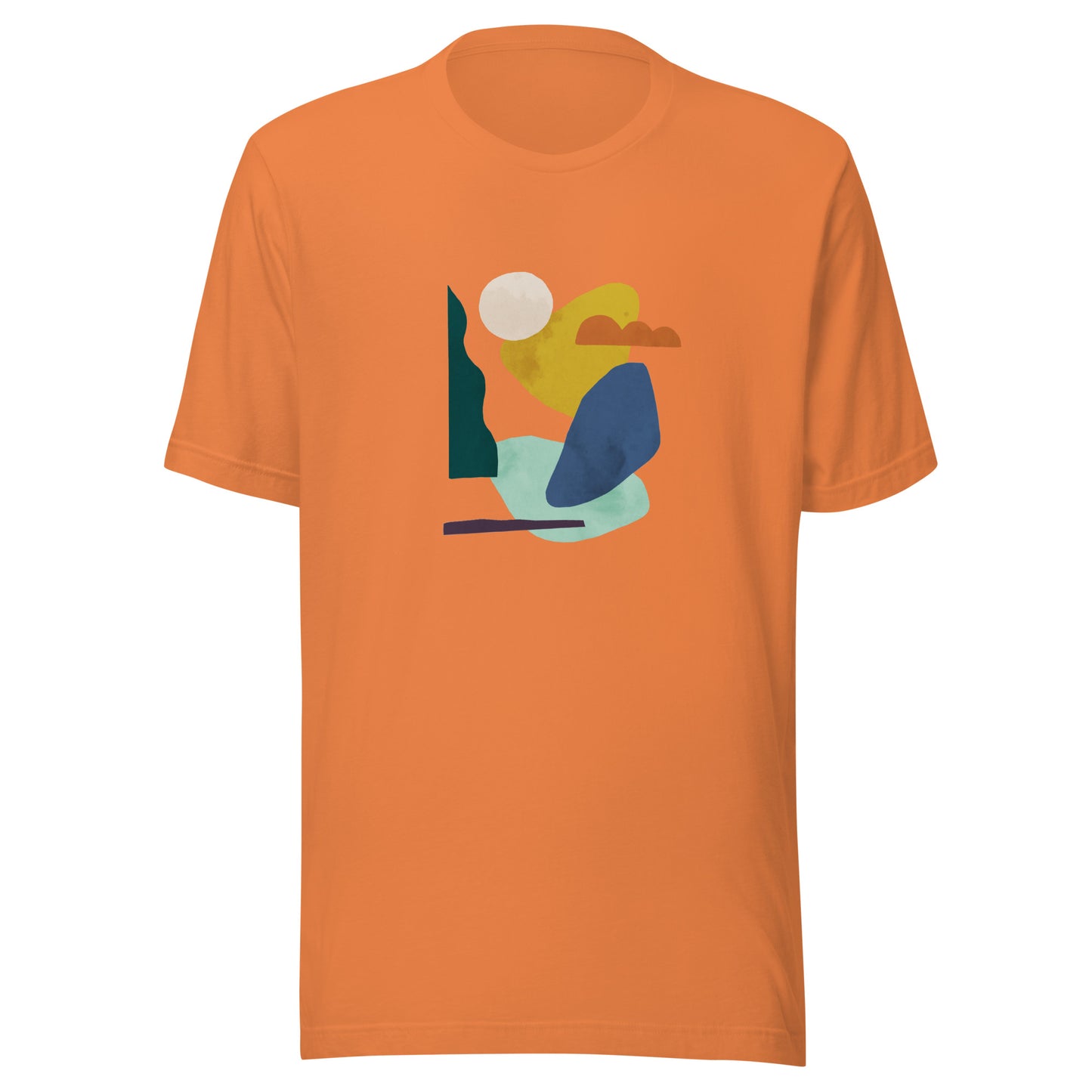 Unisex Abstract Art "Lagoon" T-shirt