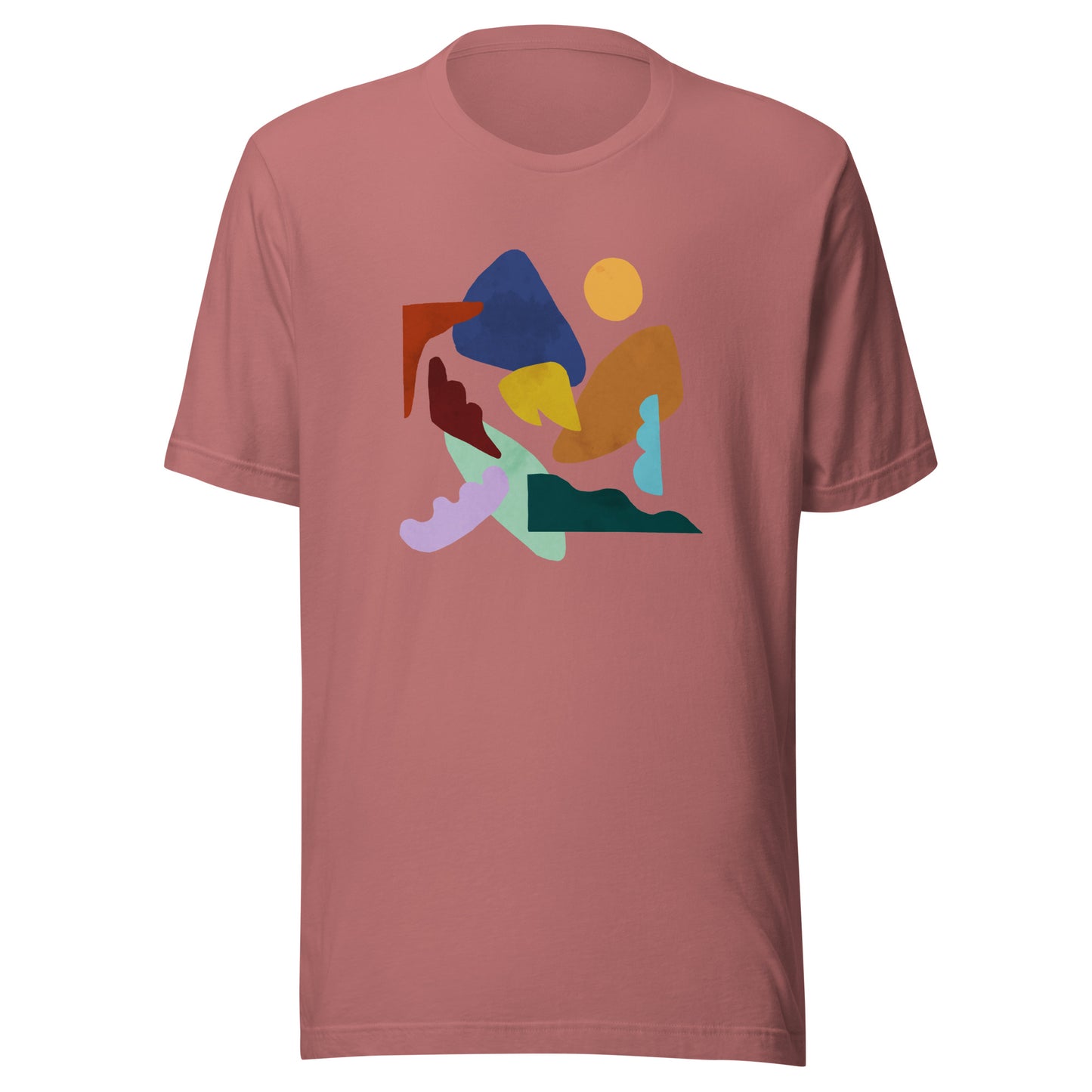 Unisex Abstract Art "Valley Landscape" T-shirt