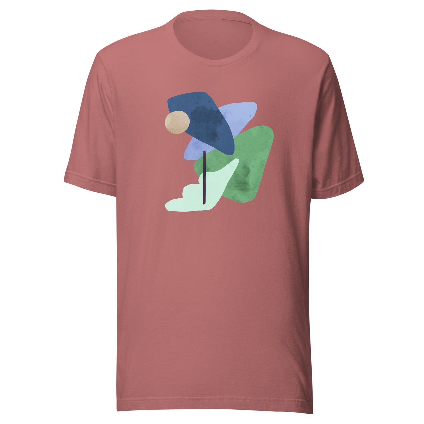 Unisex Abstract Art "Marine" T-shirt