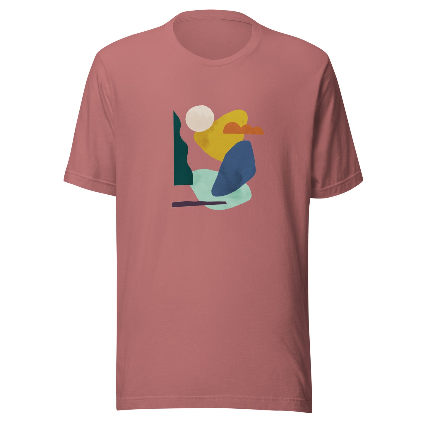 Unisex Abstract Art "Lagoon" T-shirt