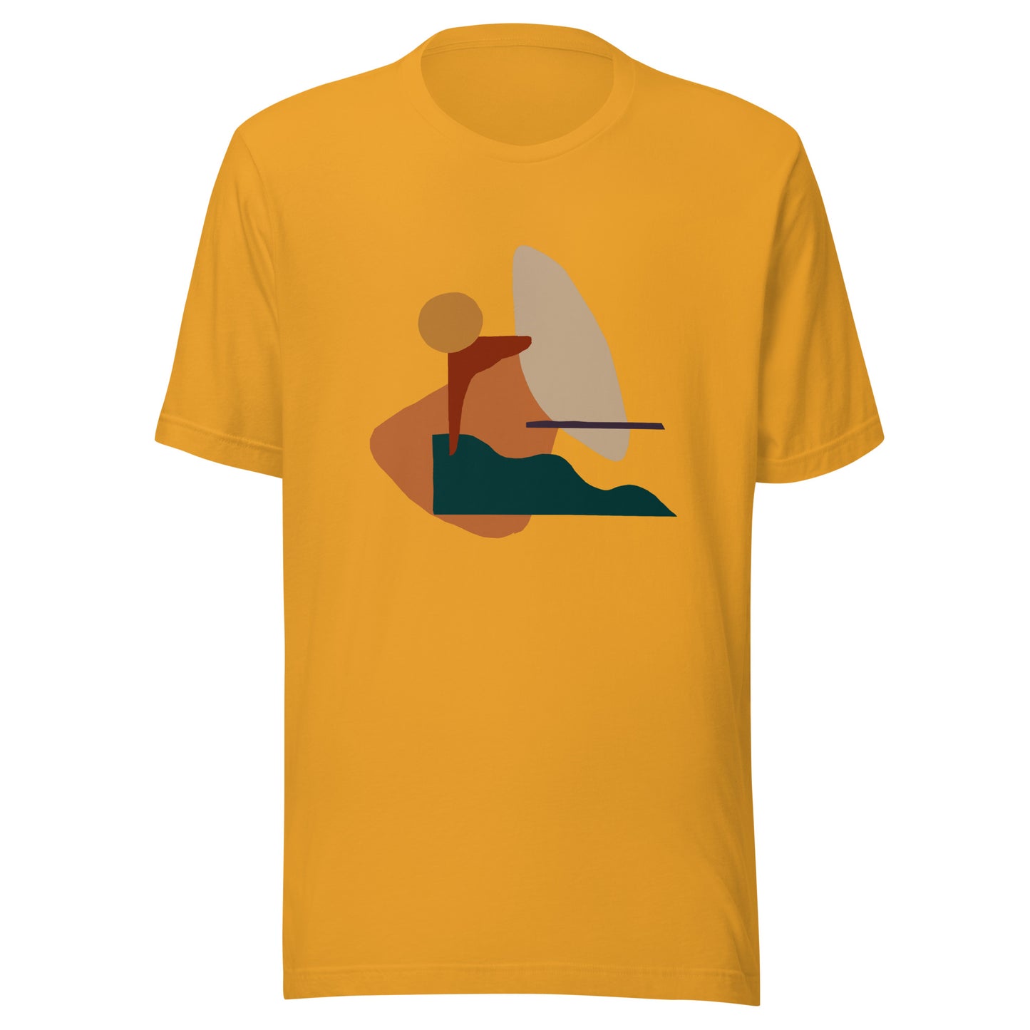 Unisex Abstract Art "Rolling Hills" T-shirt