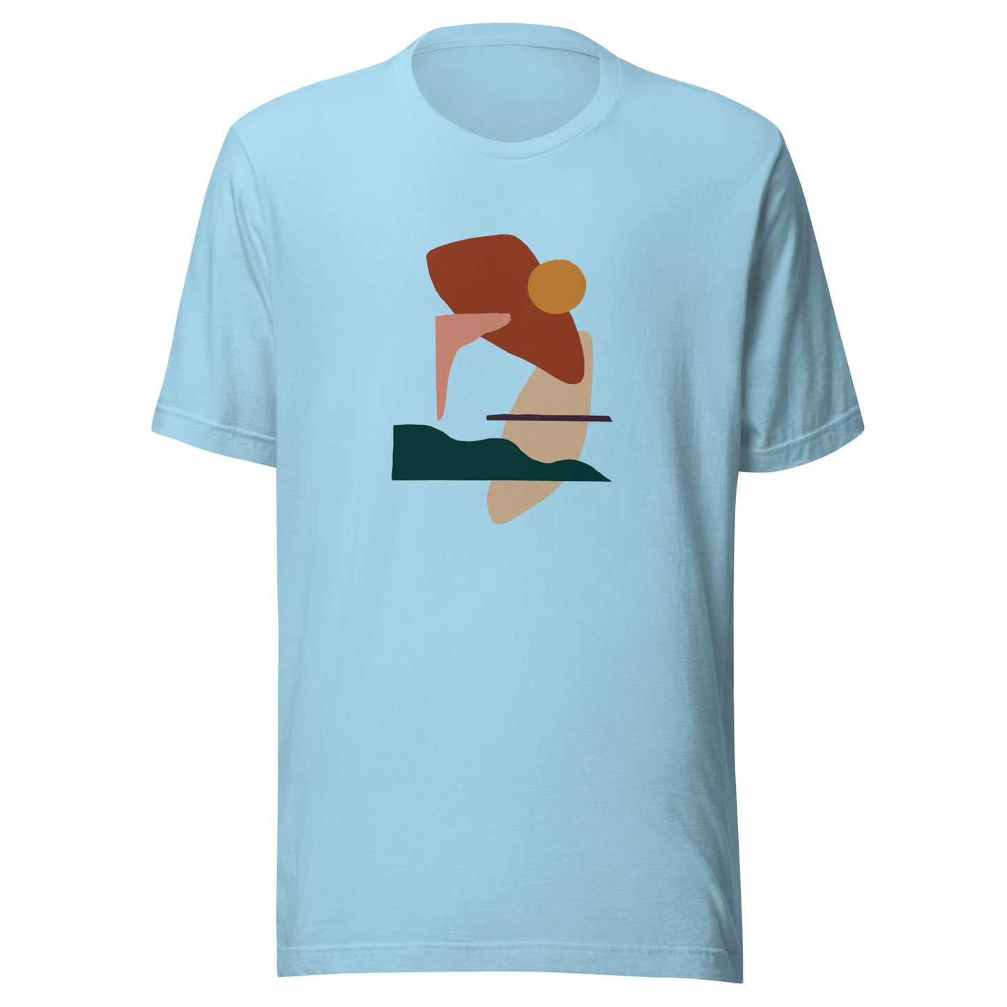 Unisex Abstract Art "Tropics" T-shirt