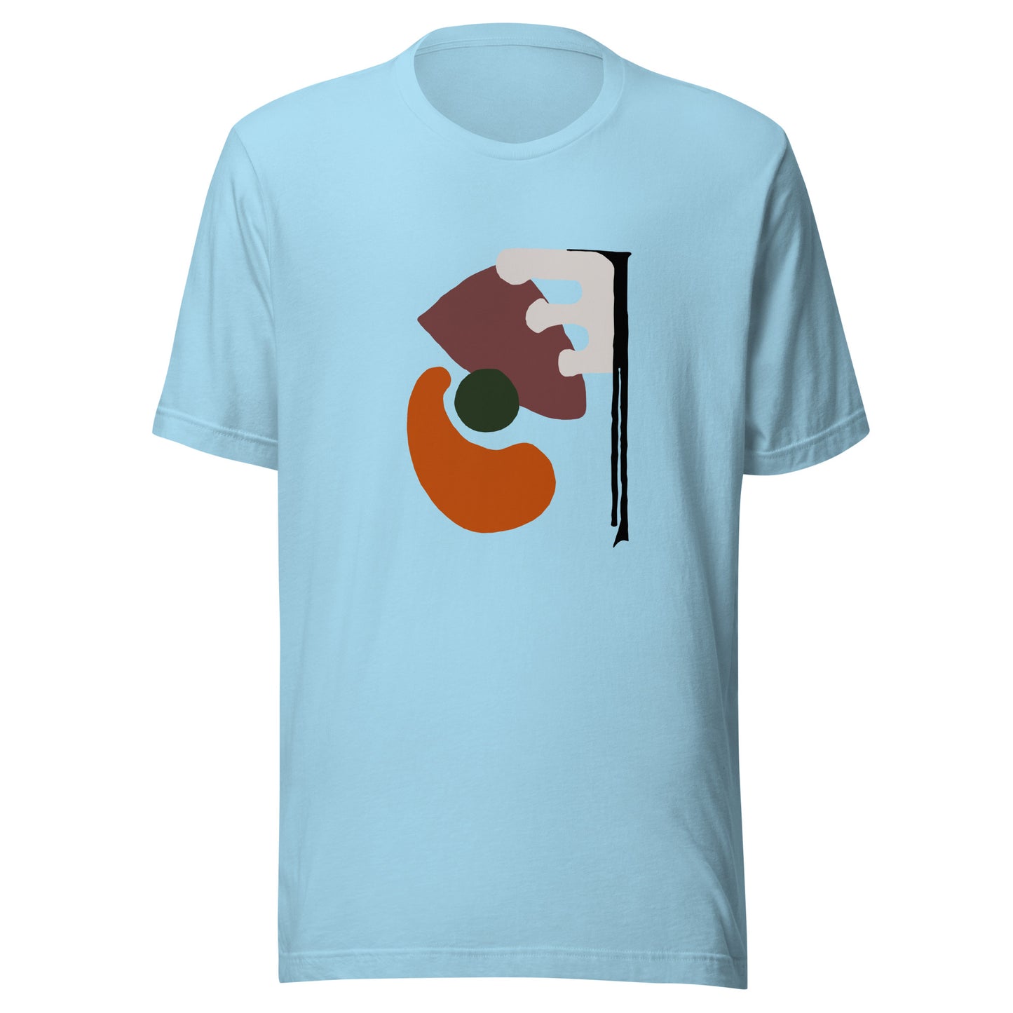 Unisex Abstract Art "Sand and Sea" T-shirt