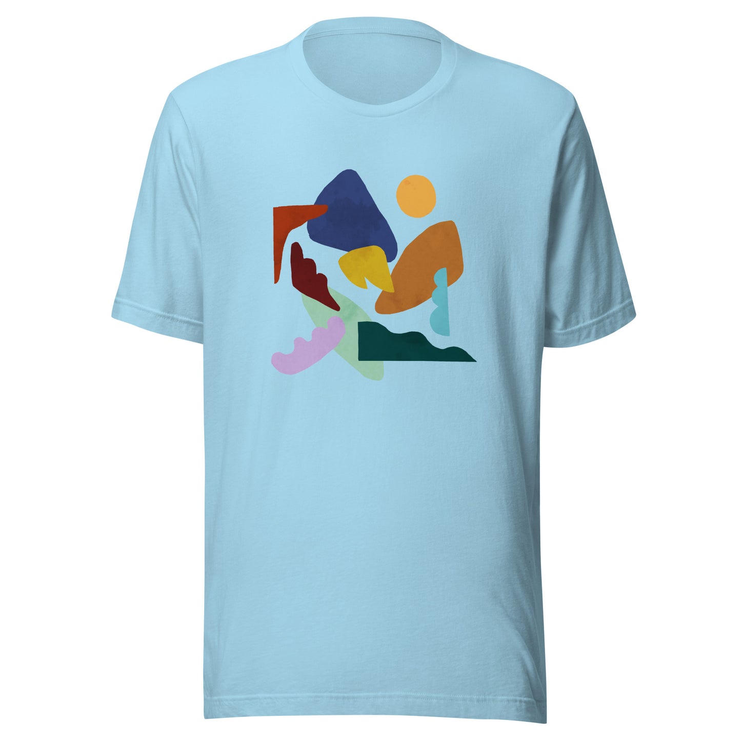 Unisex Abstract Art "Valley Landscape" T-shirt