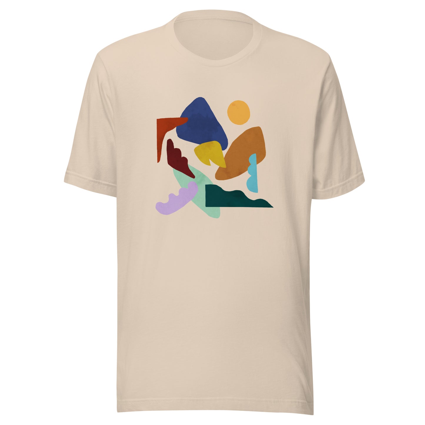 Unisex Abstract Art "Valley Landscape" T-shirt