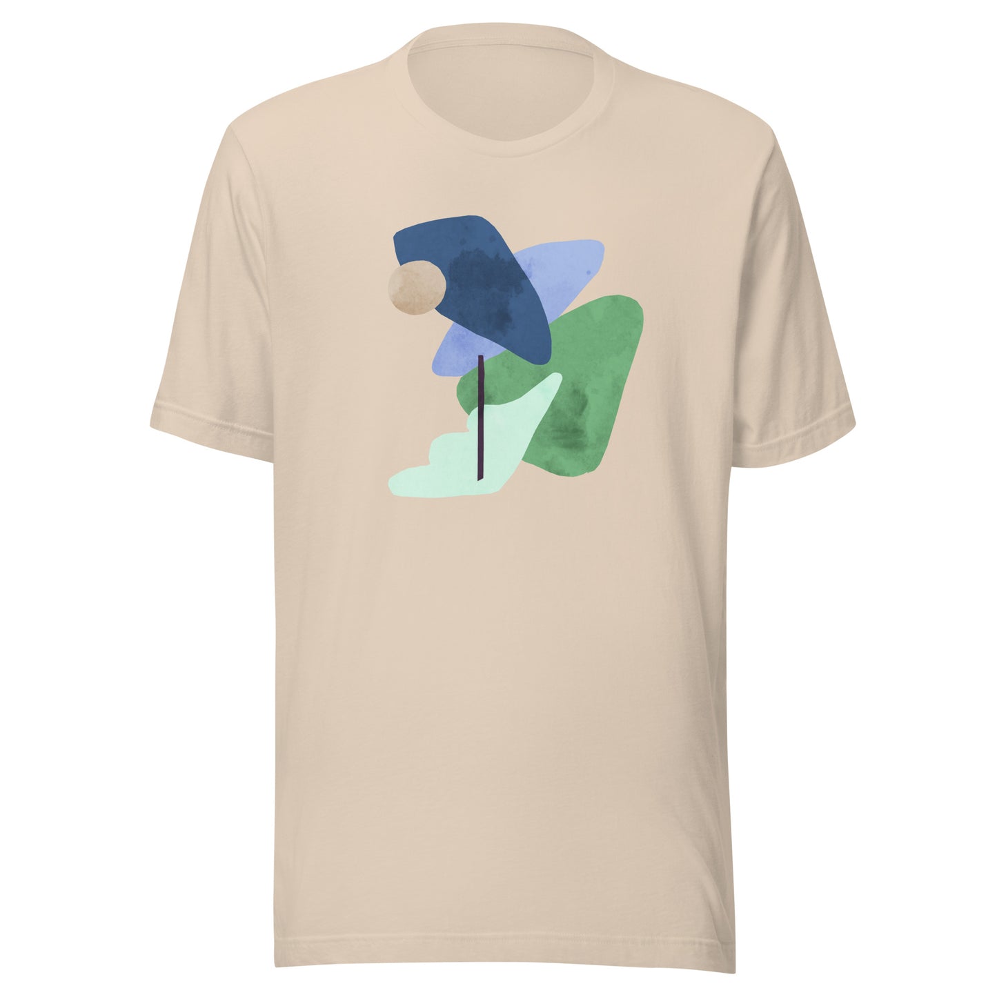 Unisex Abstract Art "Marine" T-shirt