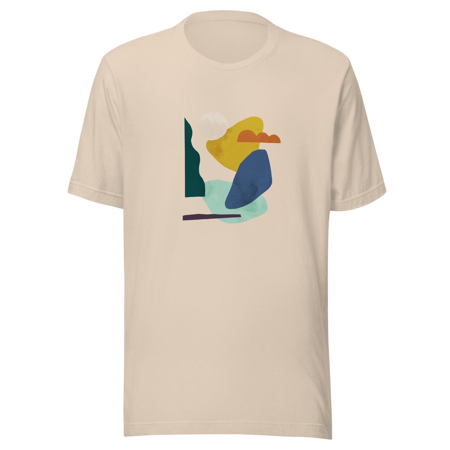 Unisex Abstract Art "Lagoon" T-shirt