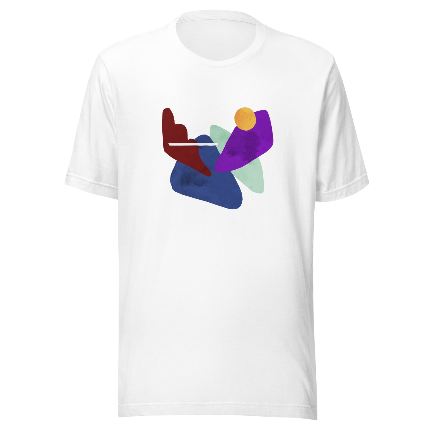 Unisex Abstract Art "Sky" T-shirt