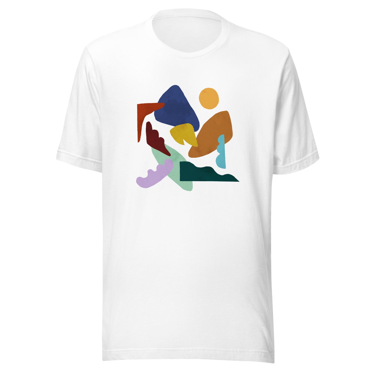 Unisex Abstract Art "Valley Landscape" T-shirt