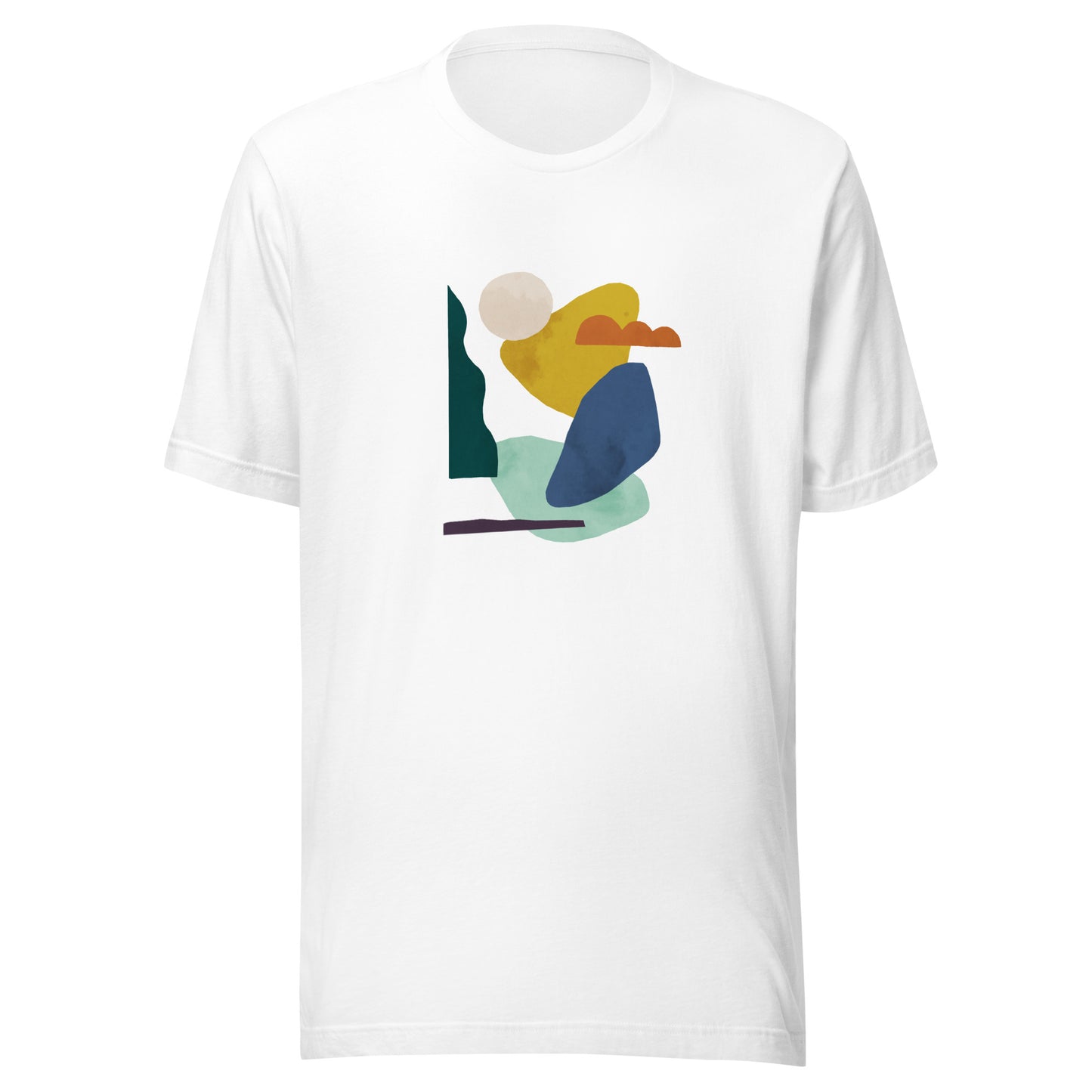 Unisex Abstract Art "Lagoon" T-shirt