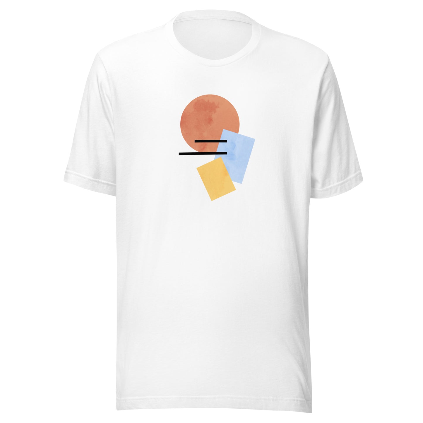 Unisex Abstract Art "Buildings" T-shirt